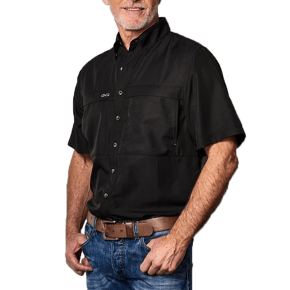 Gameguard Men's Caviar Microfiber Black Shirt - Extra Big
