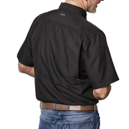 Gameguard Men's Caviar Microfiber Black Shirt - Extra Big