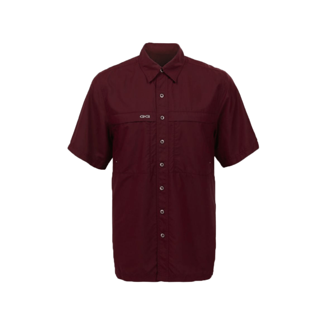 Gameguard Men's Microfiber Maroon Shirt - Extra Big