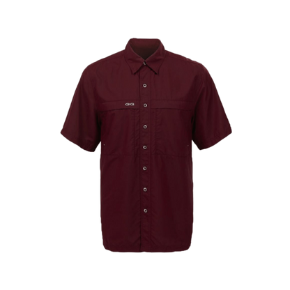 Gameguard Men's Microfiber Maroon Shirt - Extra Big