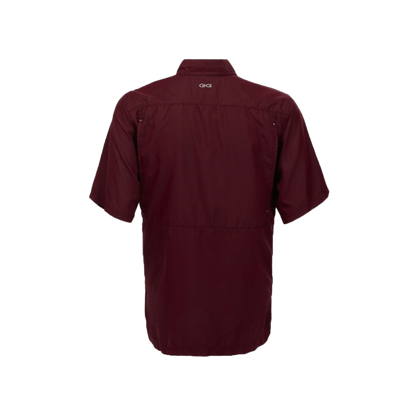 Gameguard Men's Microfiber Maroon Shirt - Extra Big