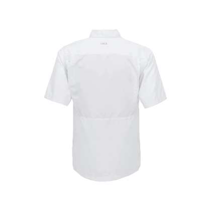 Gameguard Men's Microfiber Short Sleeve White Shirt - Extra Big