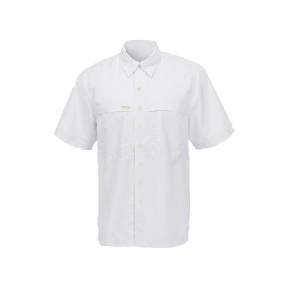 Gameguard Men's Microfiber Short Sleeve White Shirt - Extra Big