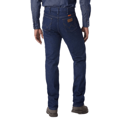 Wrangler Men's Flame Resistant Original Blue Jeans
