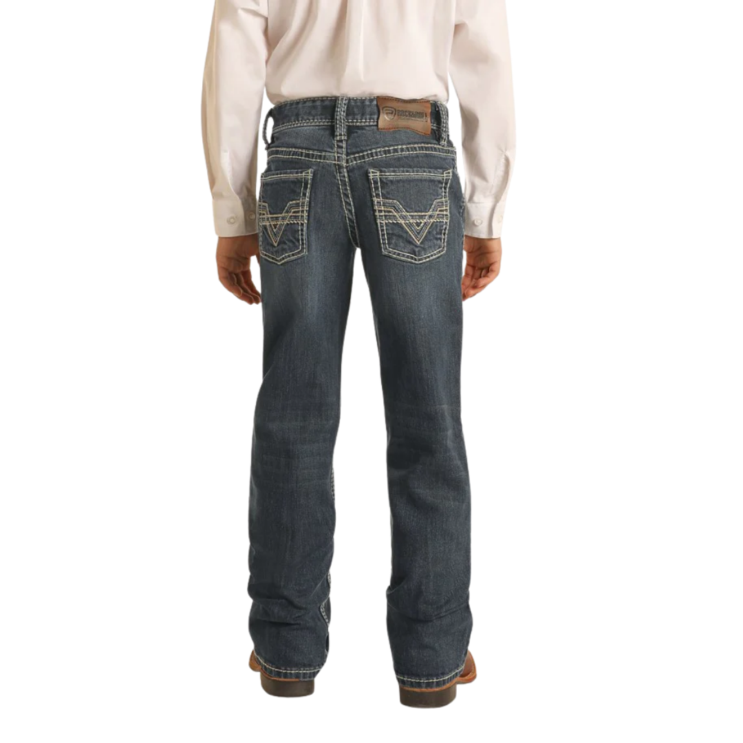 Panhandle Slim Men's Denim Reflex Bootcut Dark Blue Jeans