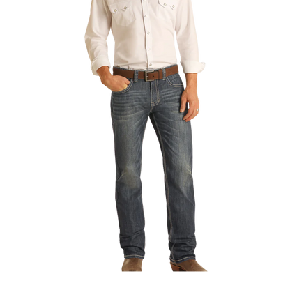 Panhandle Slim Men's Cowboy Reflex Revolver Blue Jeans
