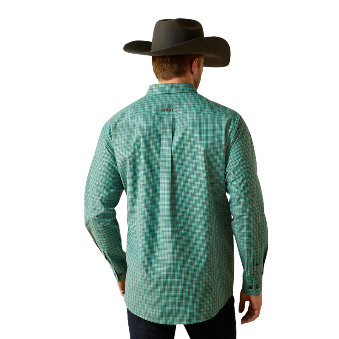 Ariat Men's Pro Series Brooks Classic Green Shirt - BIg & Tall