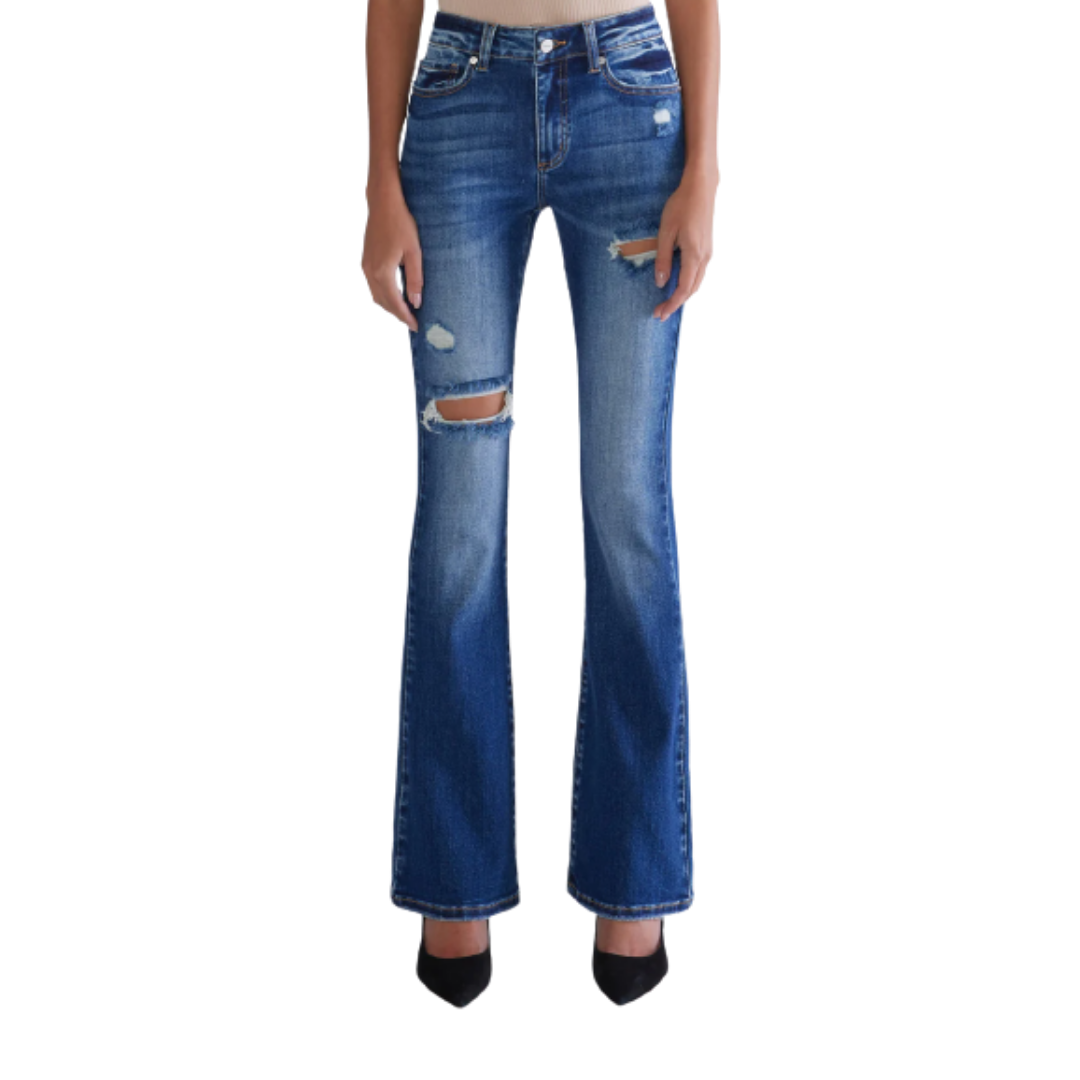 Ceros Women's Bella Bootcut Monterey Blue Jeans