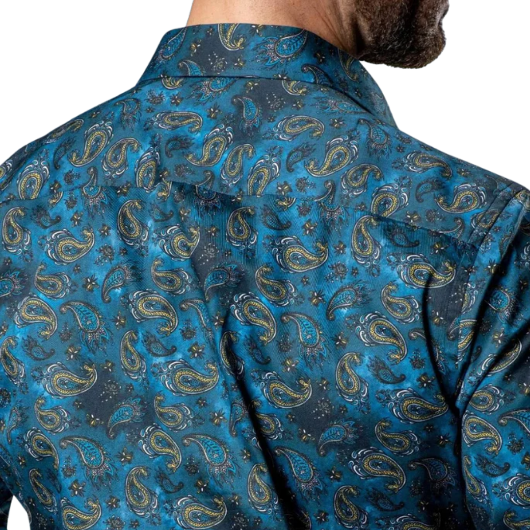Ranger's Usa Men's Rafael Amaya Luxury Blue Shirt