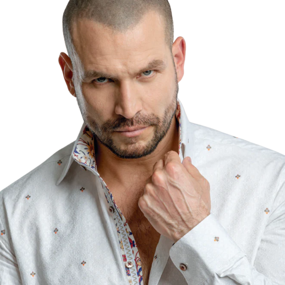 Ranger's Usa Men's Rafael Amaya Luxury White Shirt