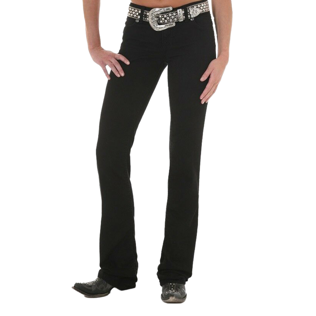 Wrangler Women's Premium Patch Black Jeans