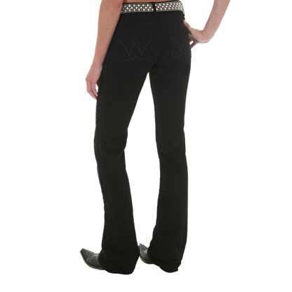 Wrangler Women's Premium Patch Black Jeans