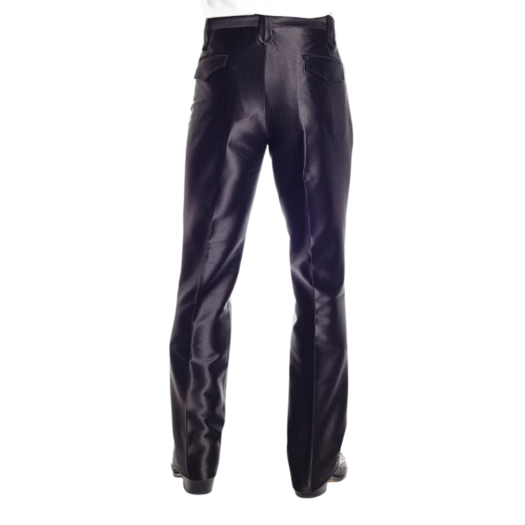Sidran Men's Swedish Knit Dress Ranch Black Pants