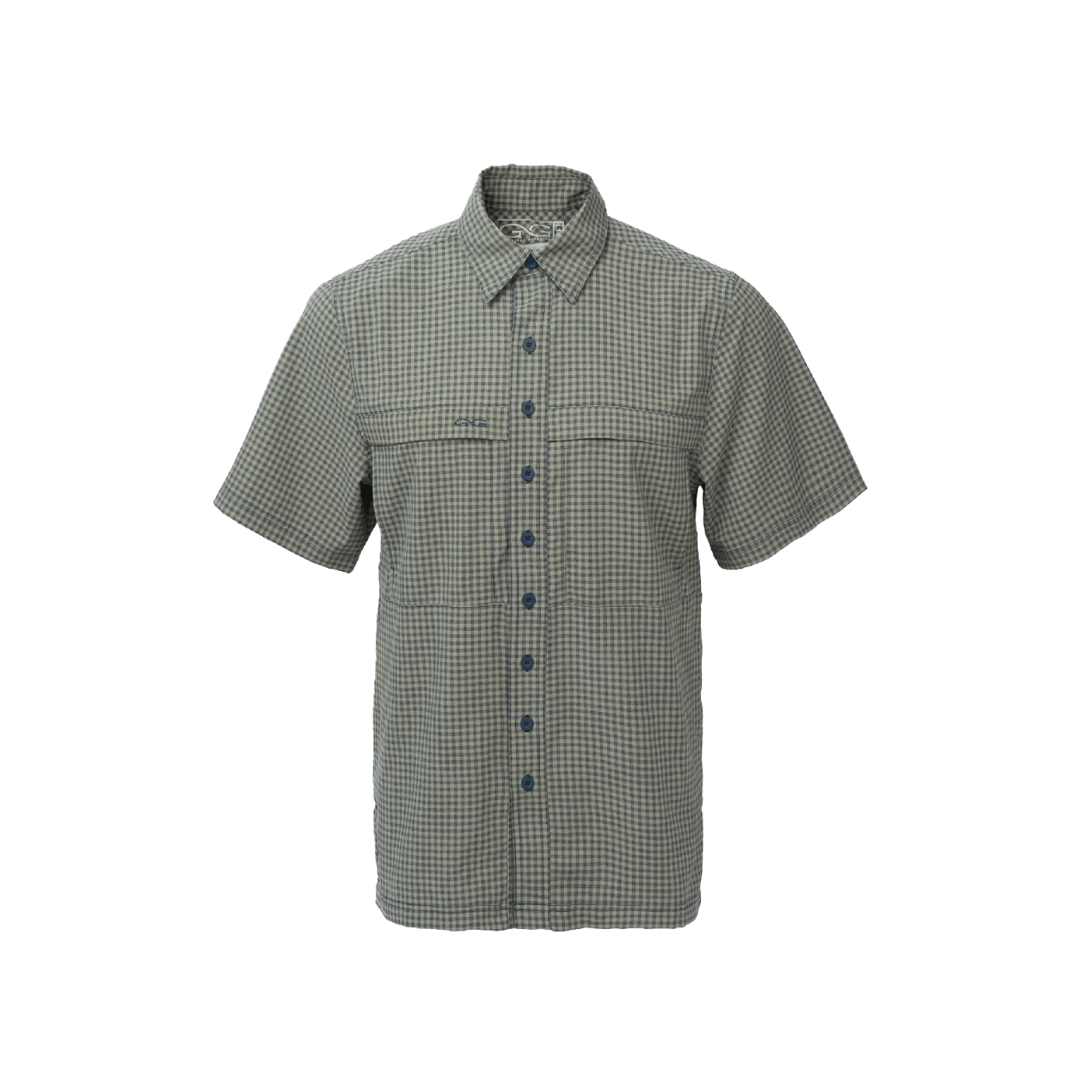 Gameguard Men's Tekcheck Mesquite Green Shirt