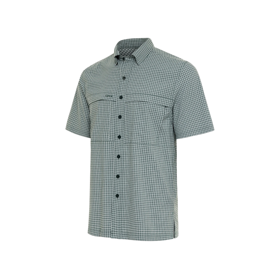 Gameguard Men's Mallard Tekchek Green Shirt - Big & Tall