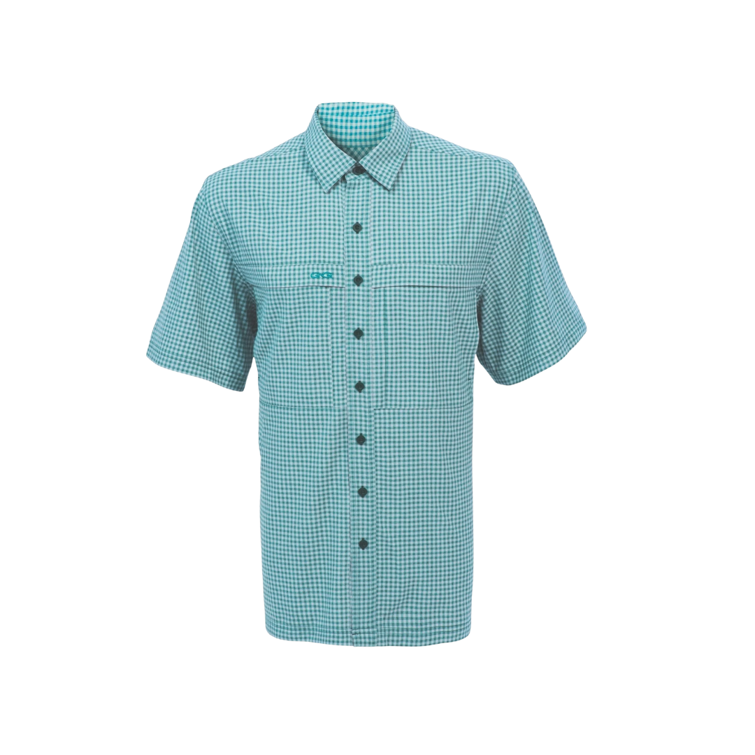 Gameguard Men's Tekcheck Turquoise Shirt