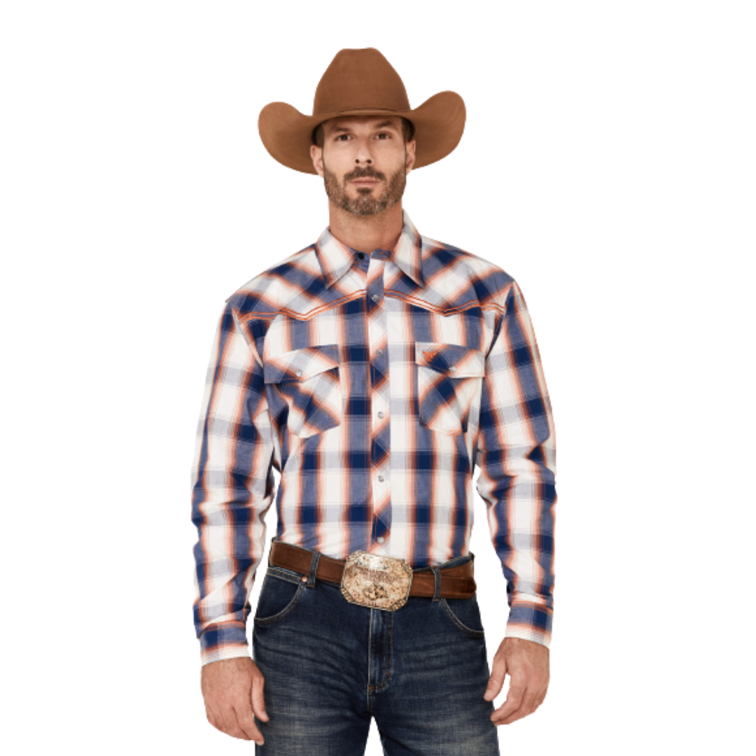 Cowboy Hardware Men's Pearl Plaid Multicolor Shirt