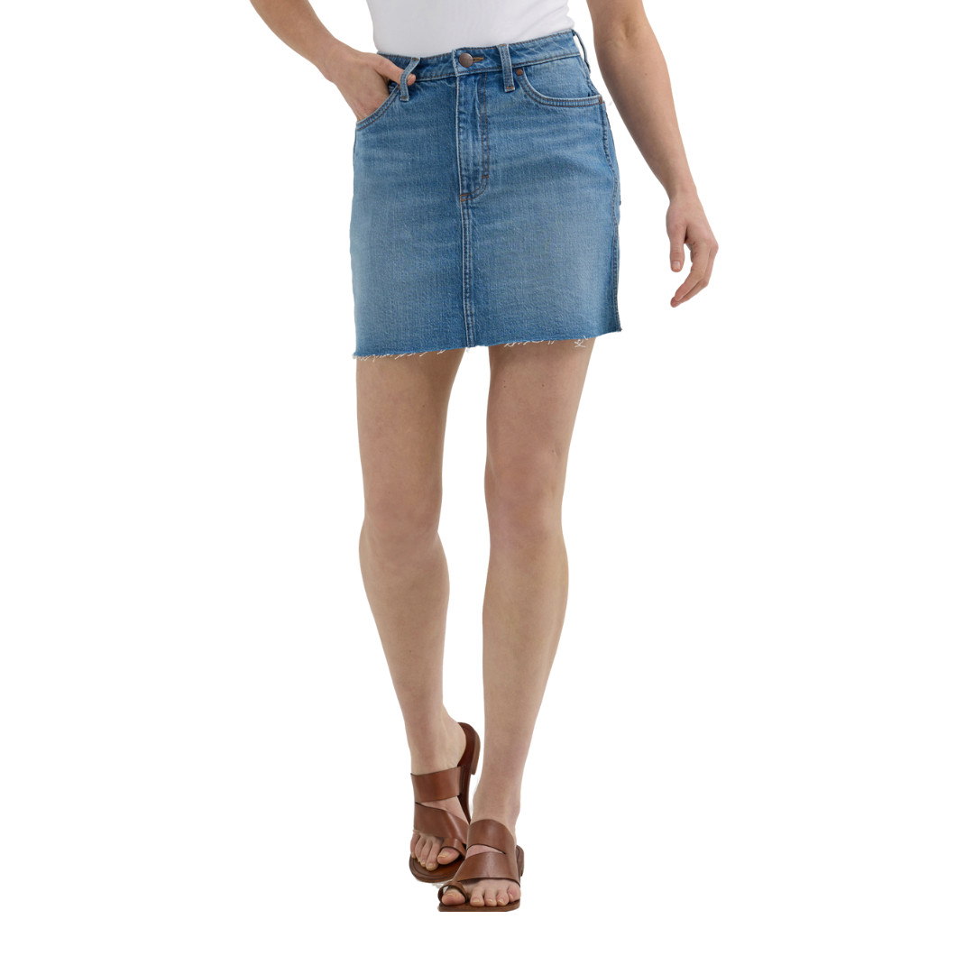 Wrangler Women's Retro Bailey Denim Blue Skirt