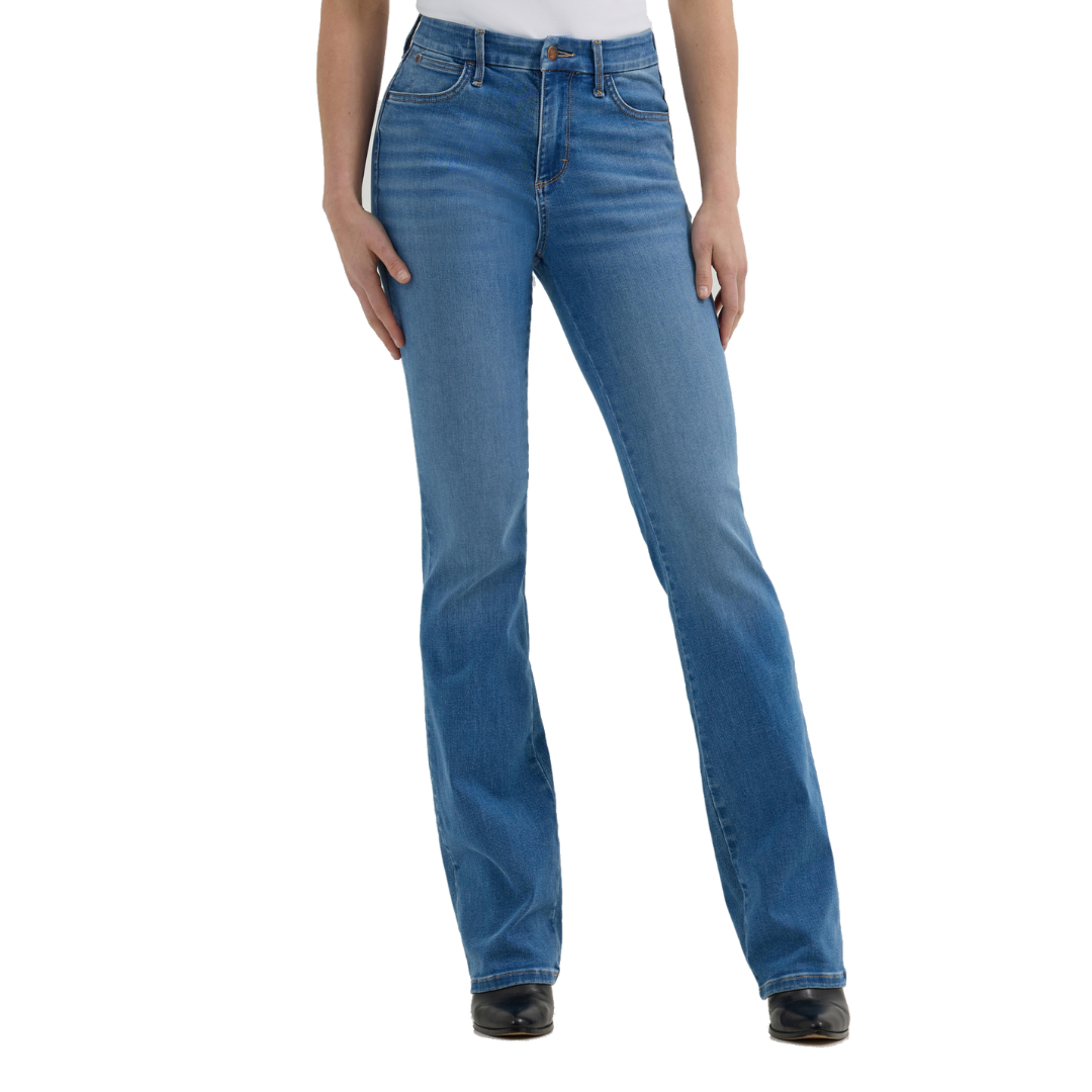 Wrangler Women's Bespoke High Rise Blue Jeans
