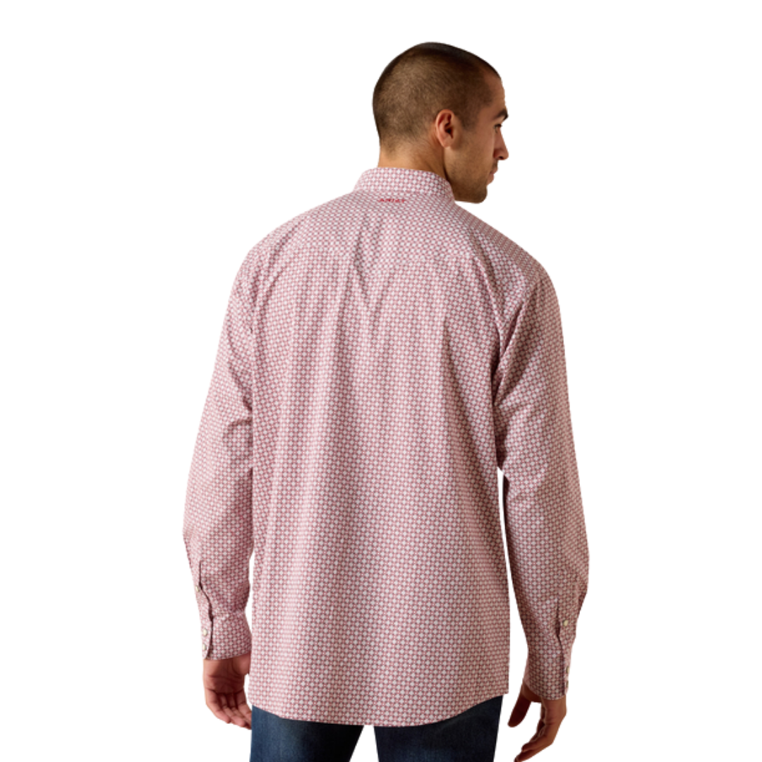 Ariat Men's Classic Fit Snap Red Shirt