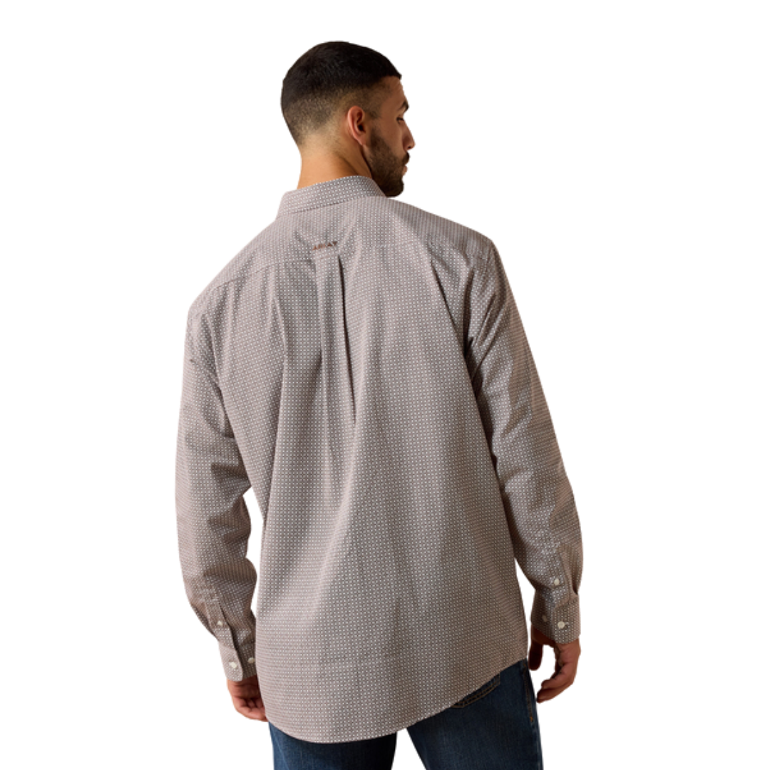 Ariat Men's WF Alden Classic Chestnut Grey Shirt
