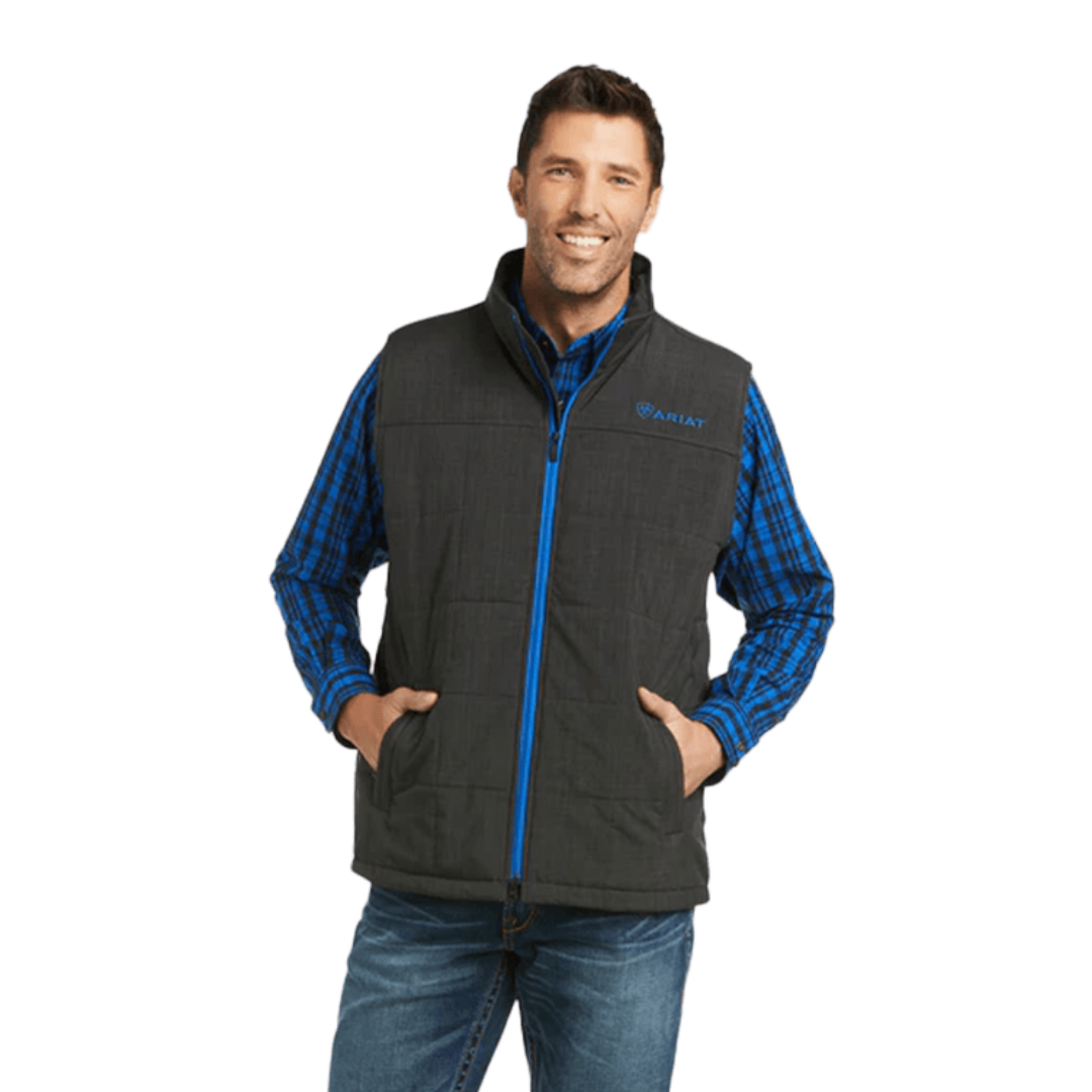 Ariat Men's Crius Concealed Carry Charcoal Vest