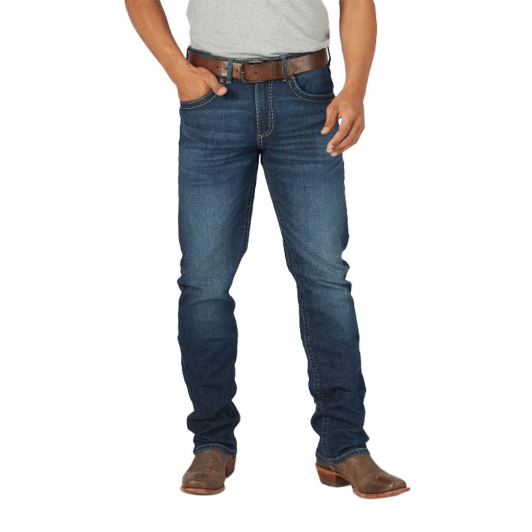 Wrangler Men's Rock 47 Slim Blue Jeans