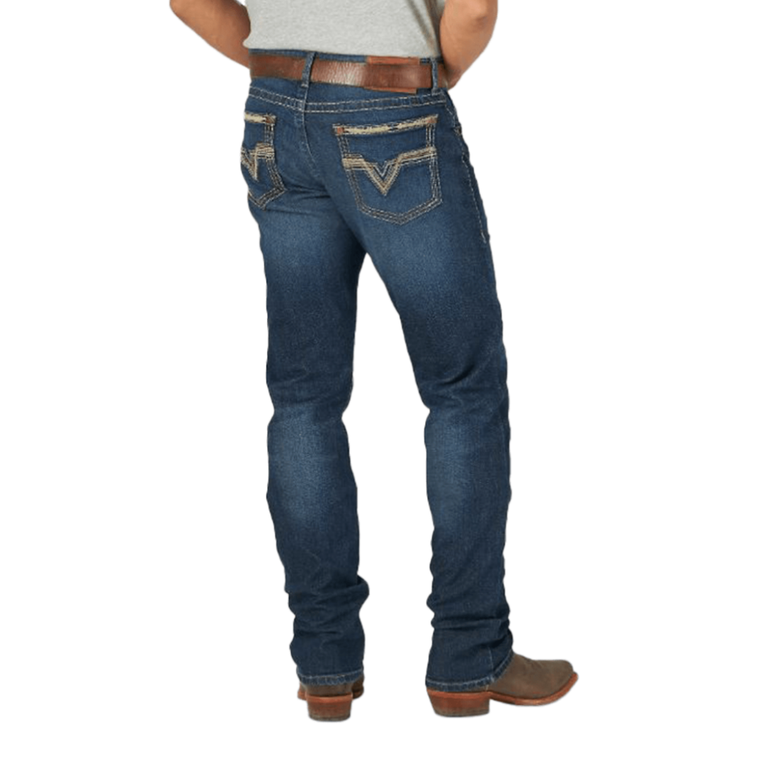Wrangler Men's Rock 47 Slim Blue Jeans