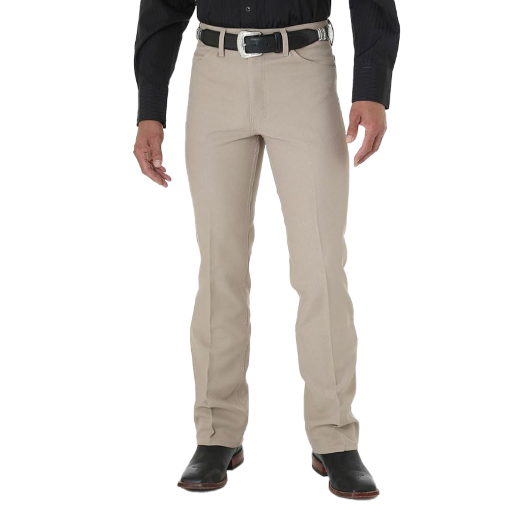 Wrangler Men's Stain Proof Stretch Dress Light Brown Jeans - Big & Tall