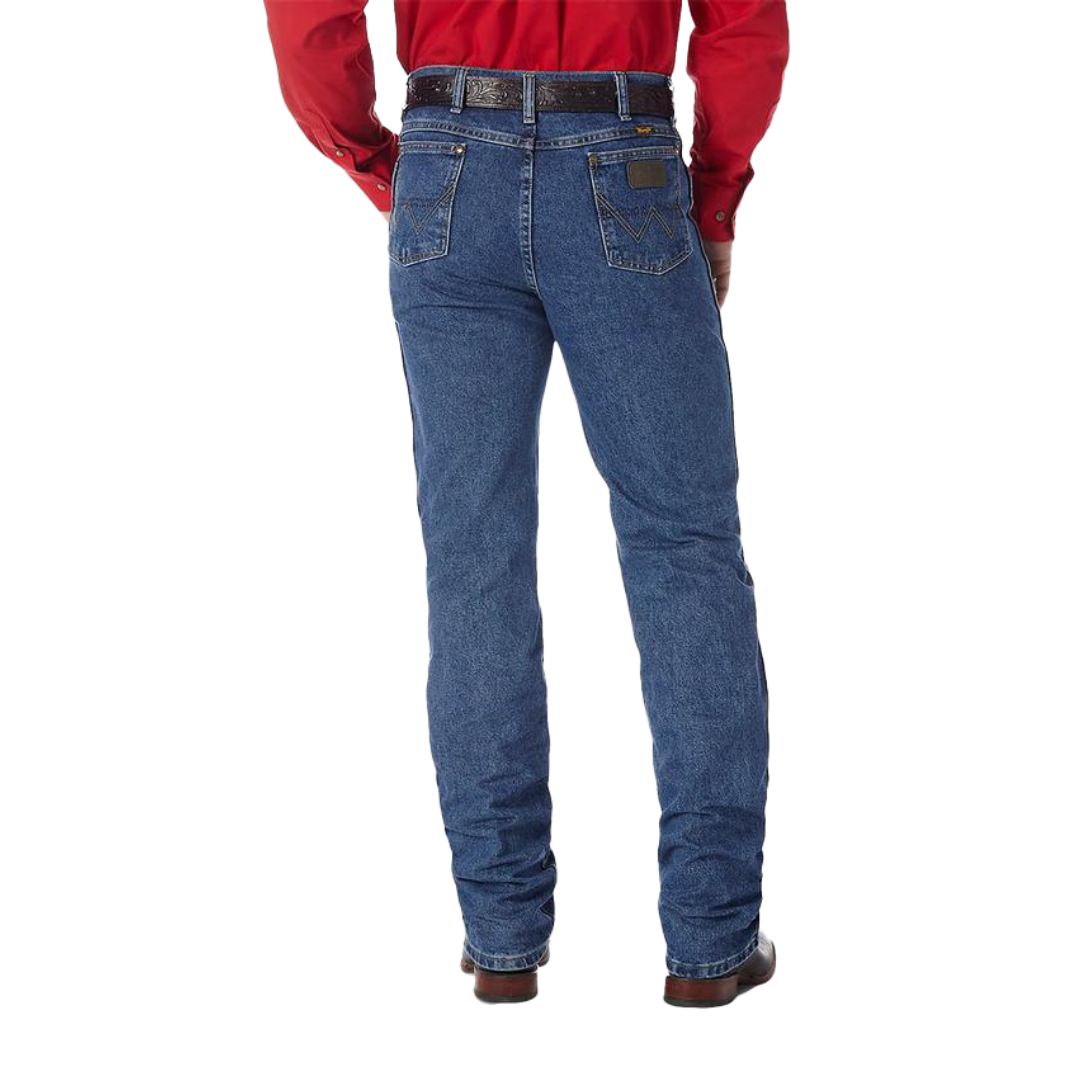 Wrangler Men's George Strait Slim Fit Stonewash Blue Jeans