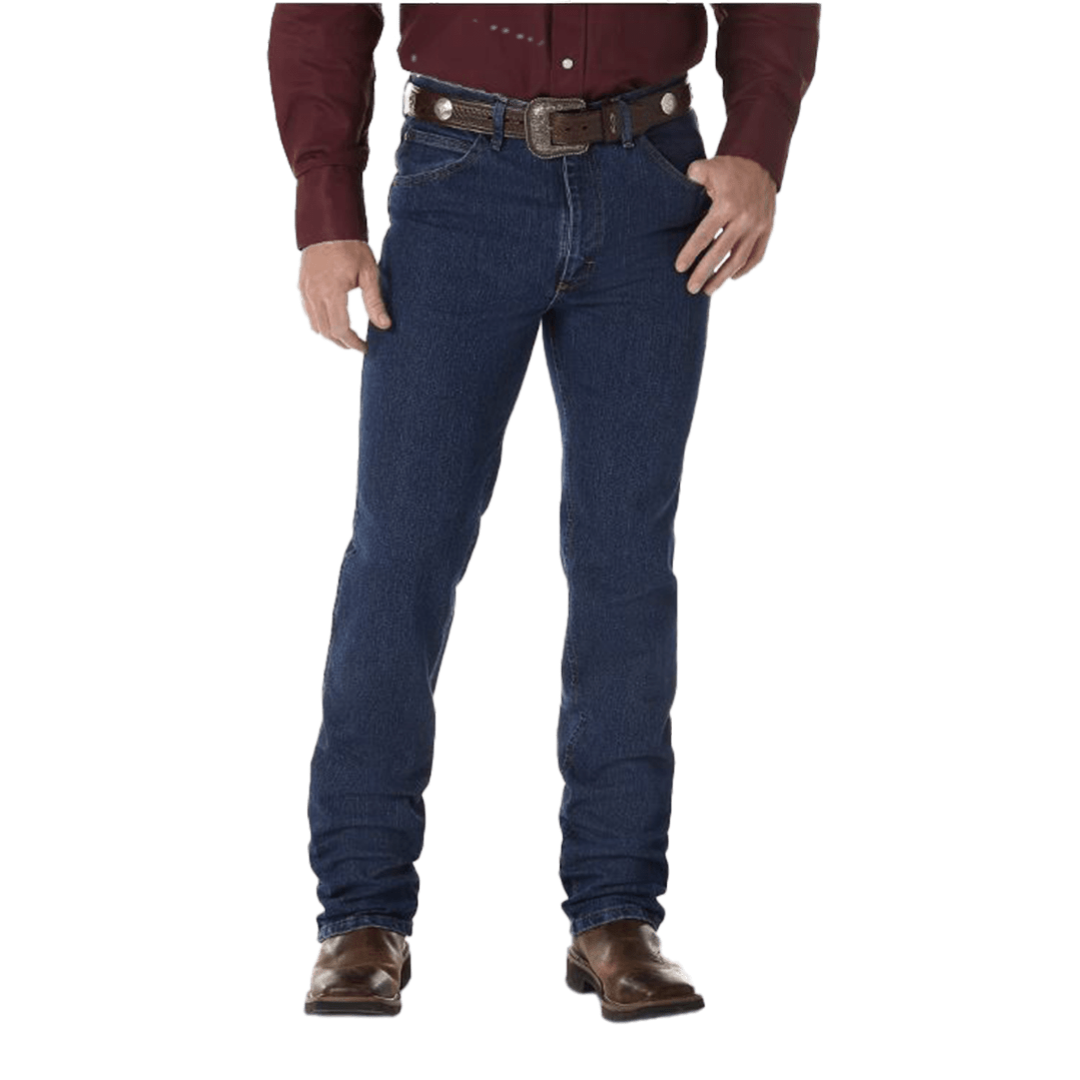 Wrangler Men's Comfort Cowboy Cut Slim Blue Jeans