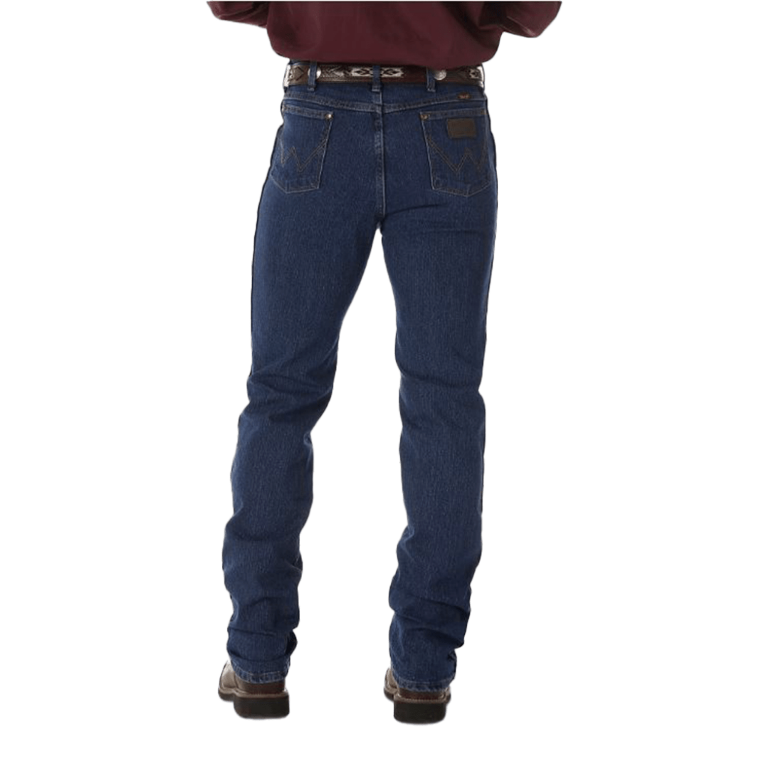 Wrangler Men's Comfort Cowboy Cut Slim Blue Jeans