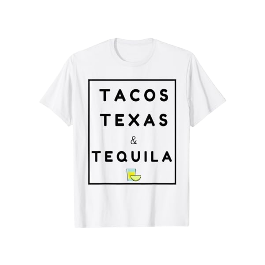 Bohemian Women's Tacos Texas Tequila White Tee Shirt