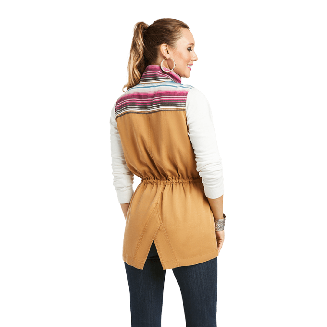 Ariat Women's First Rodeo Update Weekend Warrior Light Brown Vest