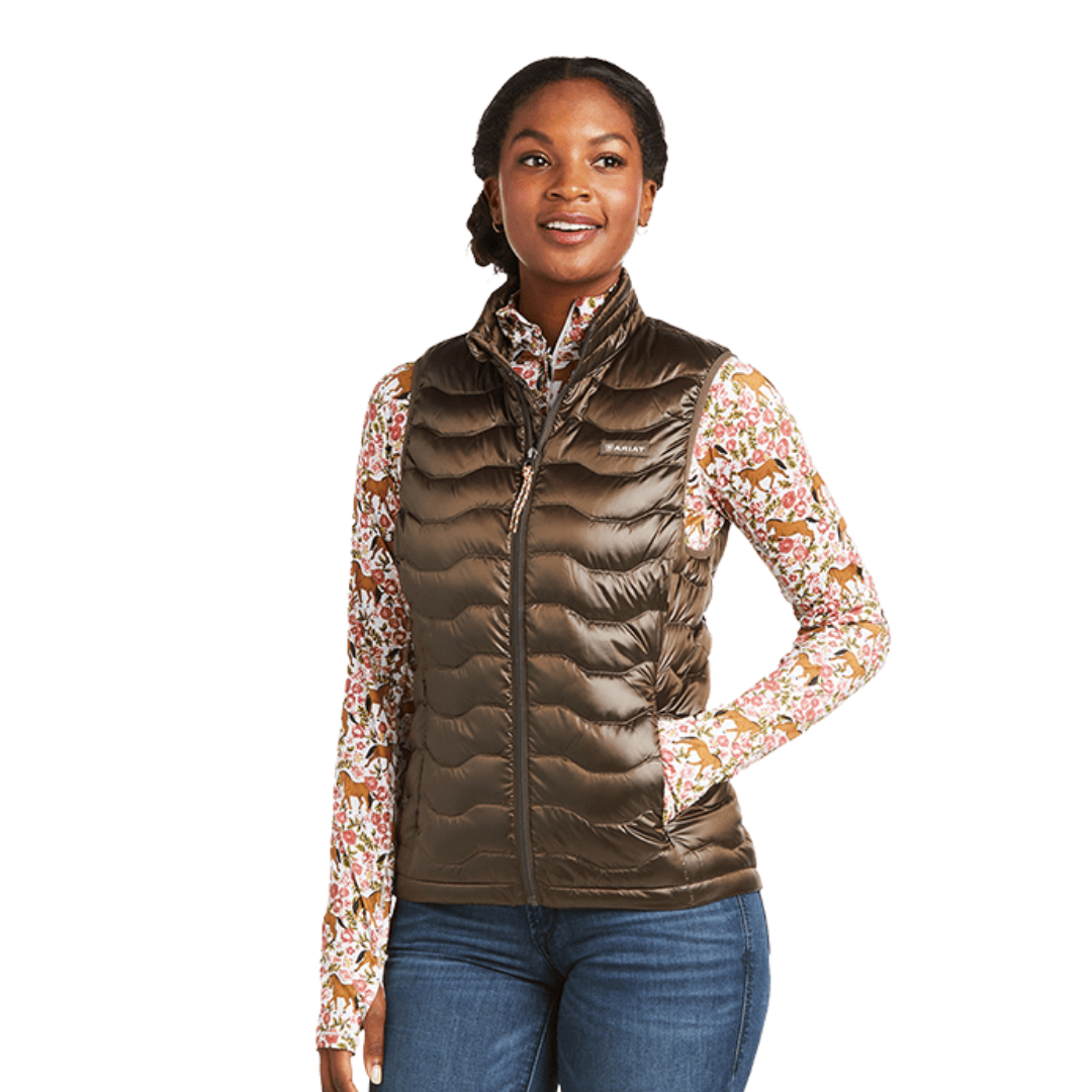 Ariat Women's Ideal 3.0 Iridescent Banyan Bark Brown Vest