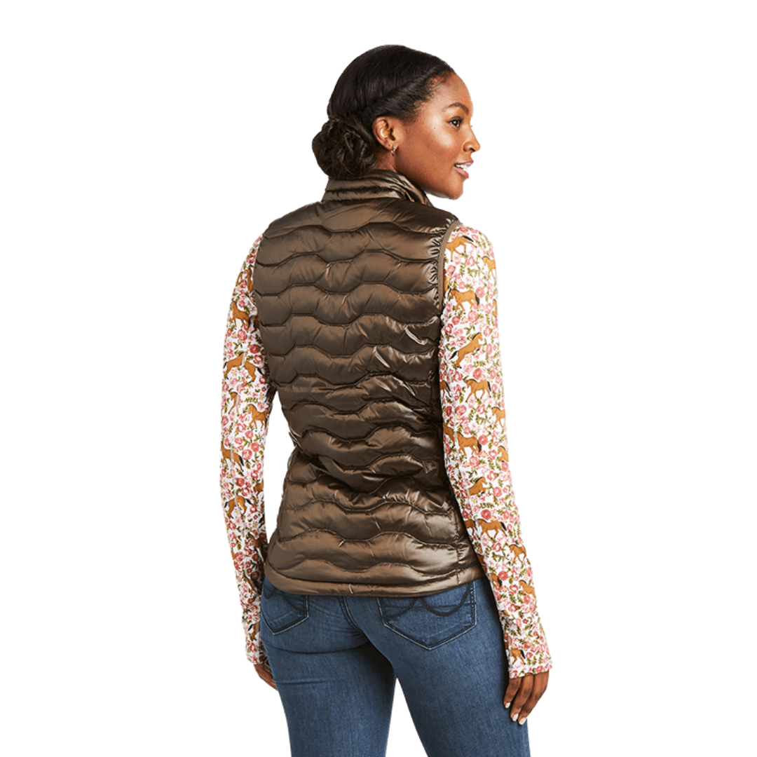 Ariat Women's Ideal 3.0 Iridescent Banyan Bark Brown Vest