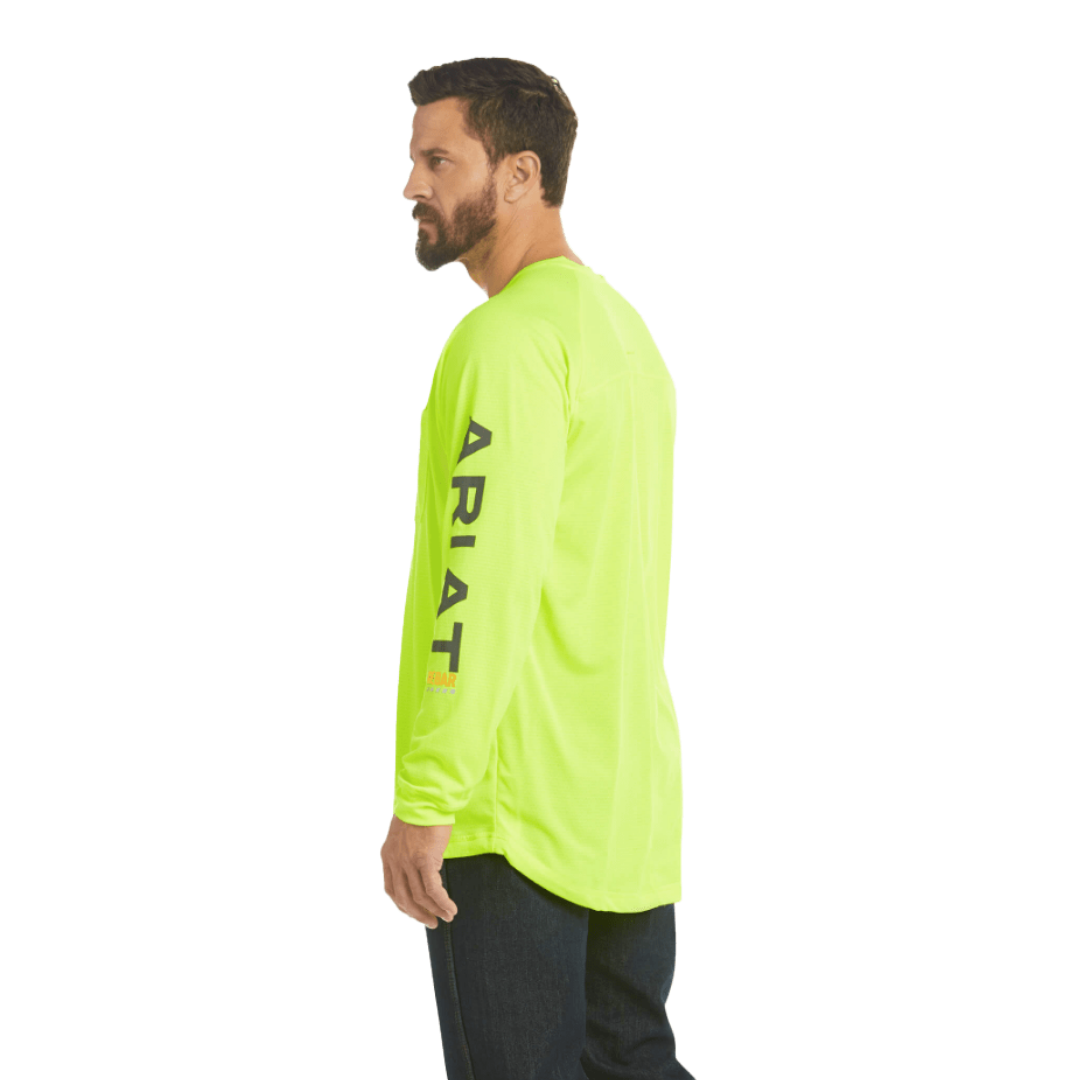 Ariat Men's Rebar Heat Fighter Neon Tee Shirt