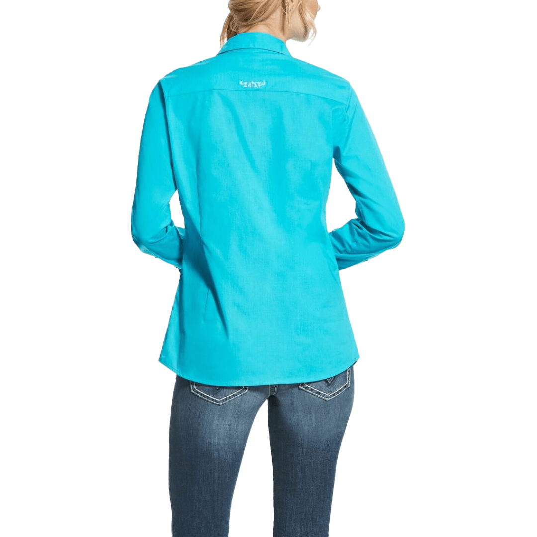 Ariat Women's Kirby Button Up Turquoise Shirt