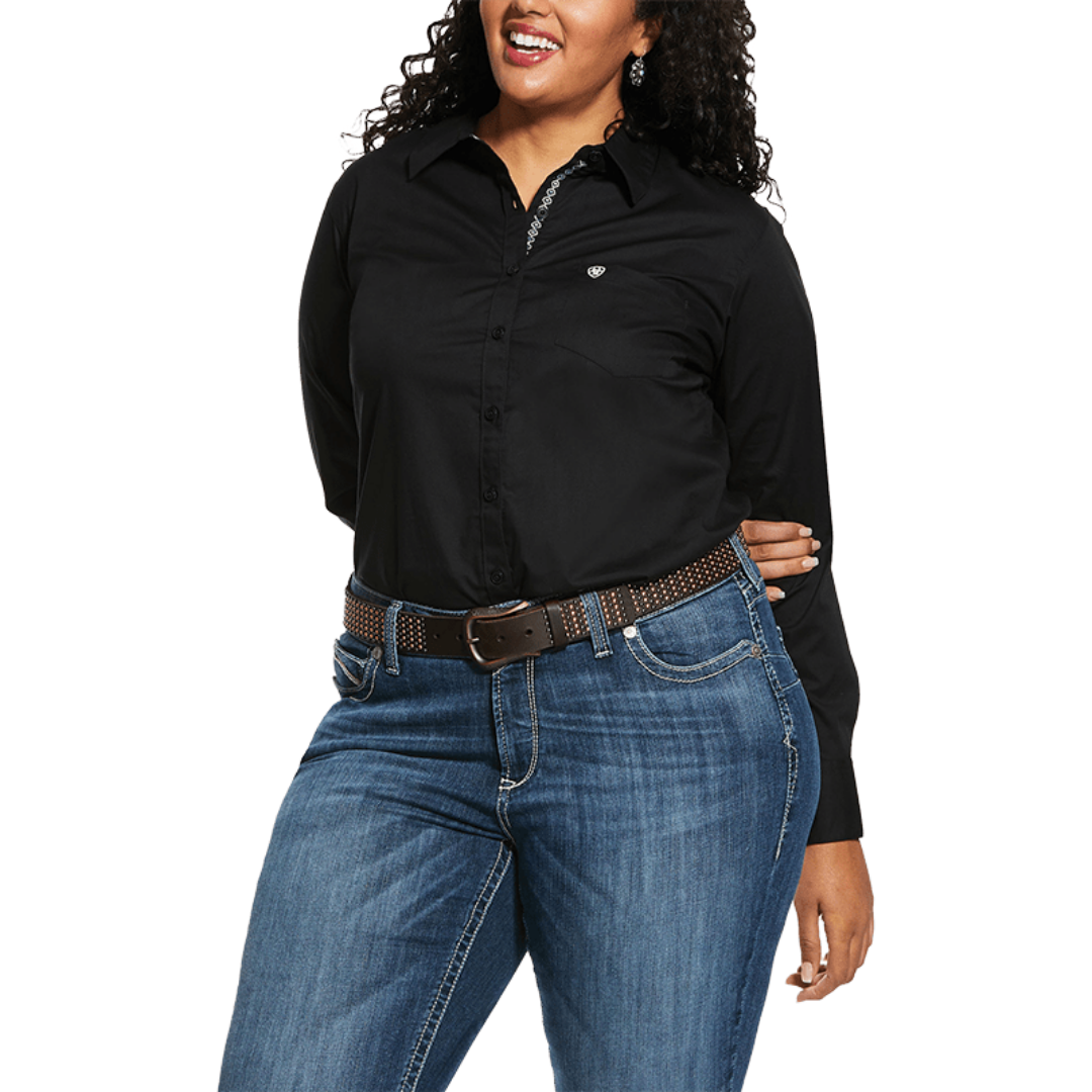 Ariat Women's Kirby Black Shirt - Plus
