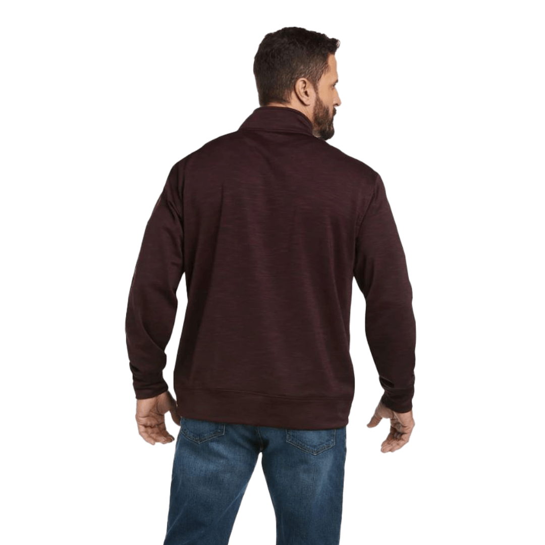 Ariat Men's Team Logo Malbec Red Sweatshirt