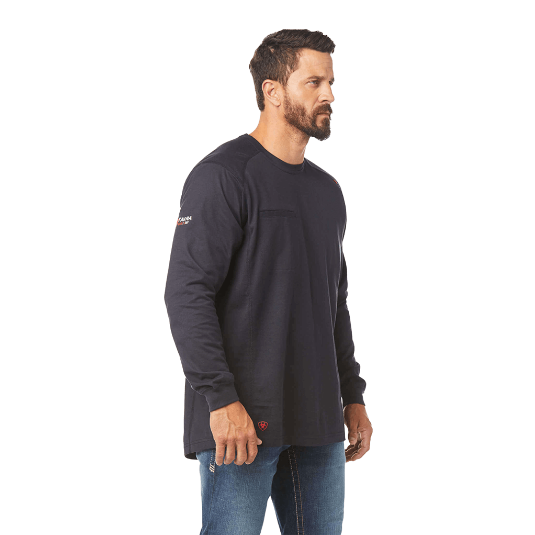 Ariat Men's Fire Resistant Air Rig Life Graphic Black Tee Shirt