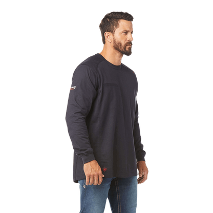 Ariat Men's Fire Resistant Air Rig Life Graphic Black Tee Shirt
