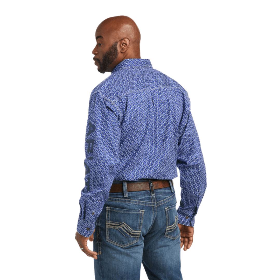 Ariat Men's Fire Resistant Murphy Work Blue Shirt