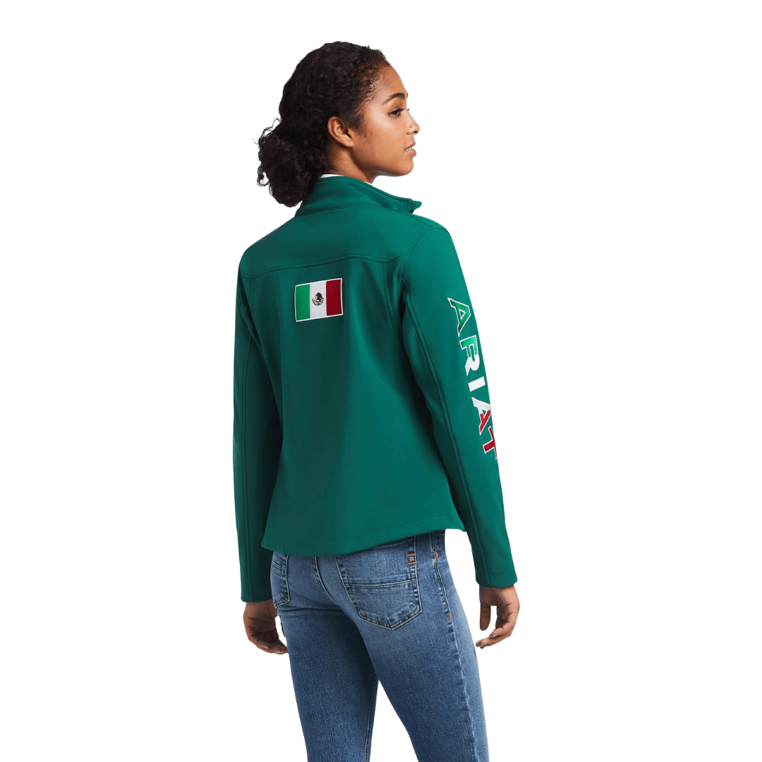 Ariat Women's Mexico Classic Team Softshell Green Jacket
