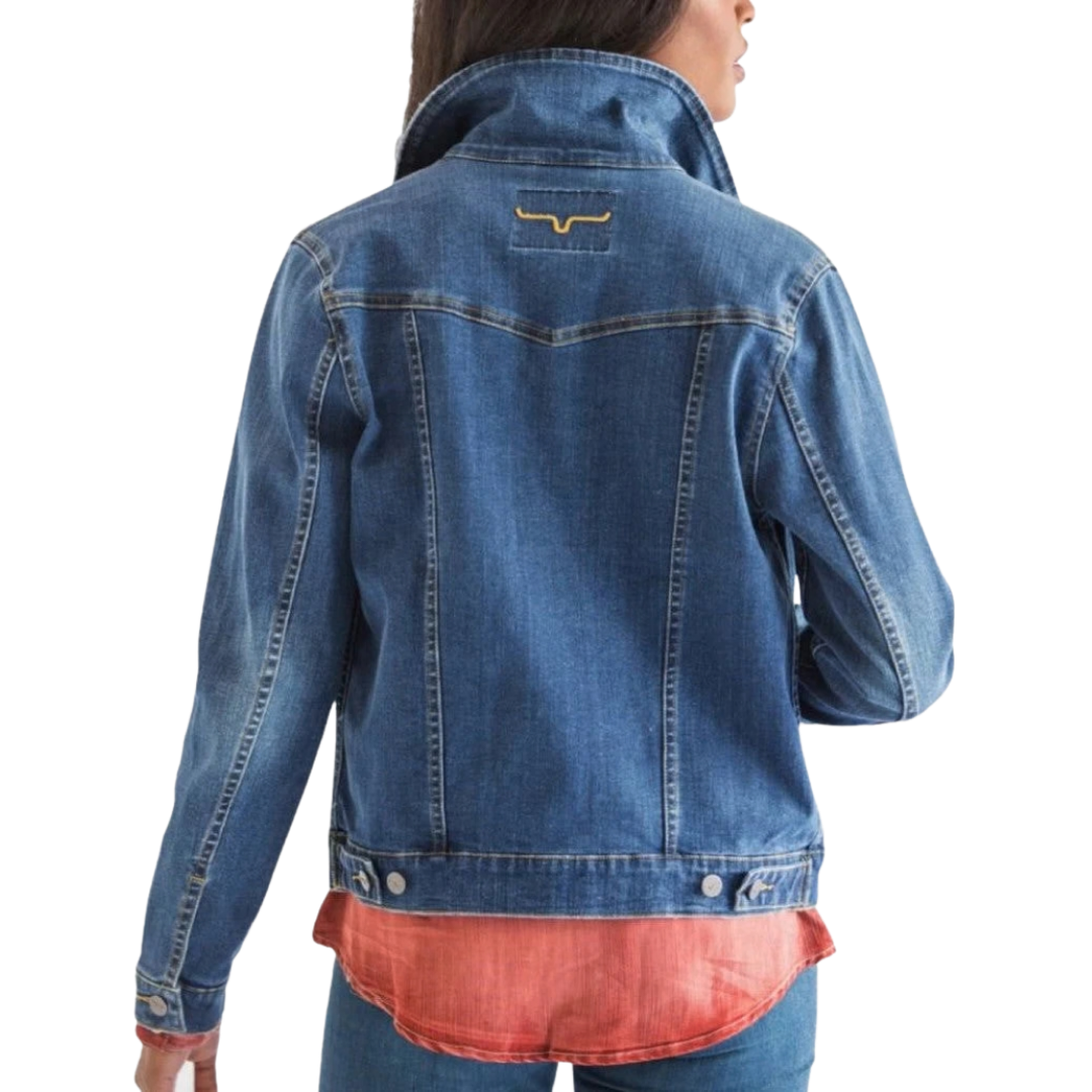 Kimes Ranch Women's Winslow Antique Wash Denim Blue Jacket
