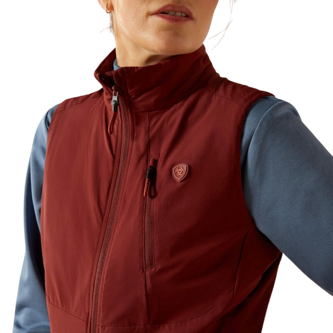 Ariat Women's Rion Stretchshell Insulated Madder Red Vest