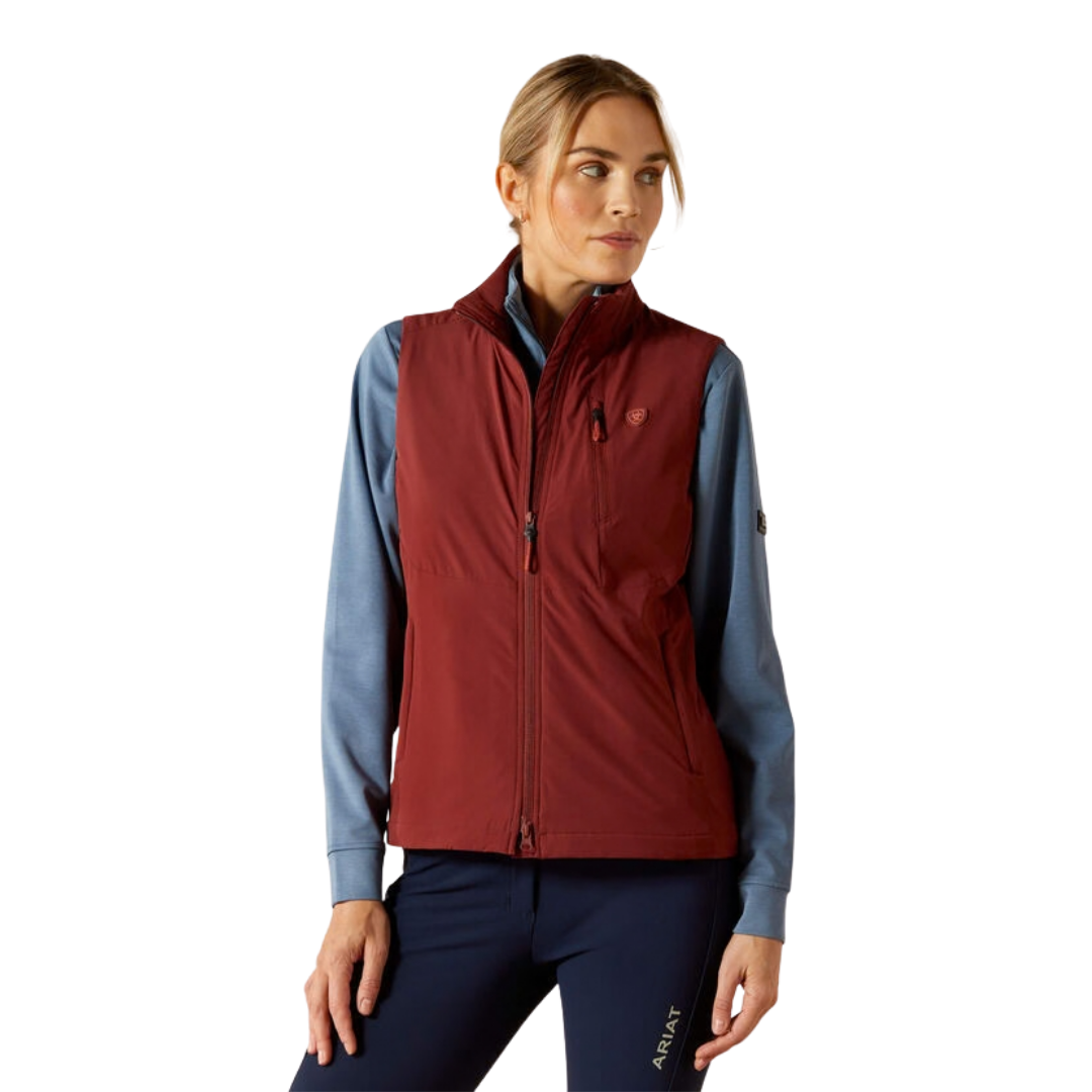 Ariat Women's Rion Stretchshell Insulated Madder Red Vest