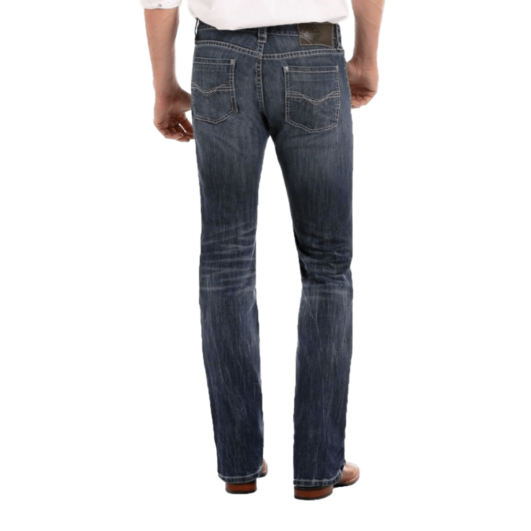 Panhandle Men's Revolver ReFlex Fit Straight Blue Jeans