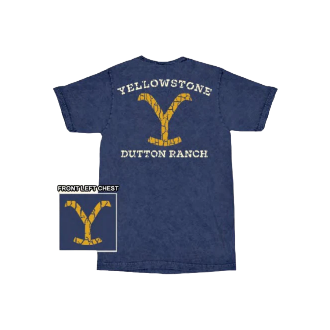 Changes Men's Yellowstone Mineral Navy Tee Shirt