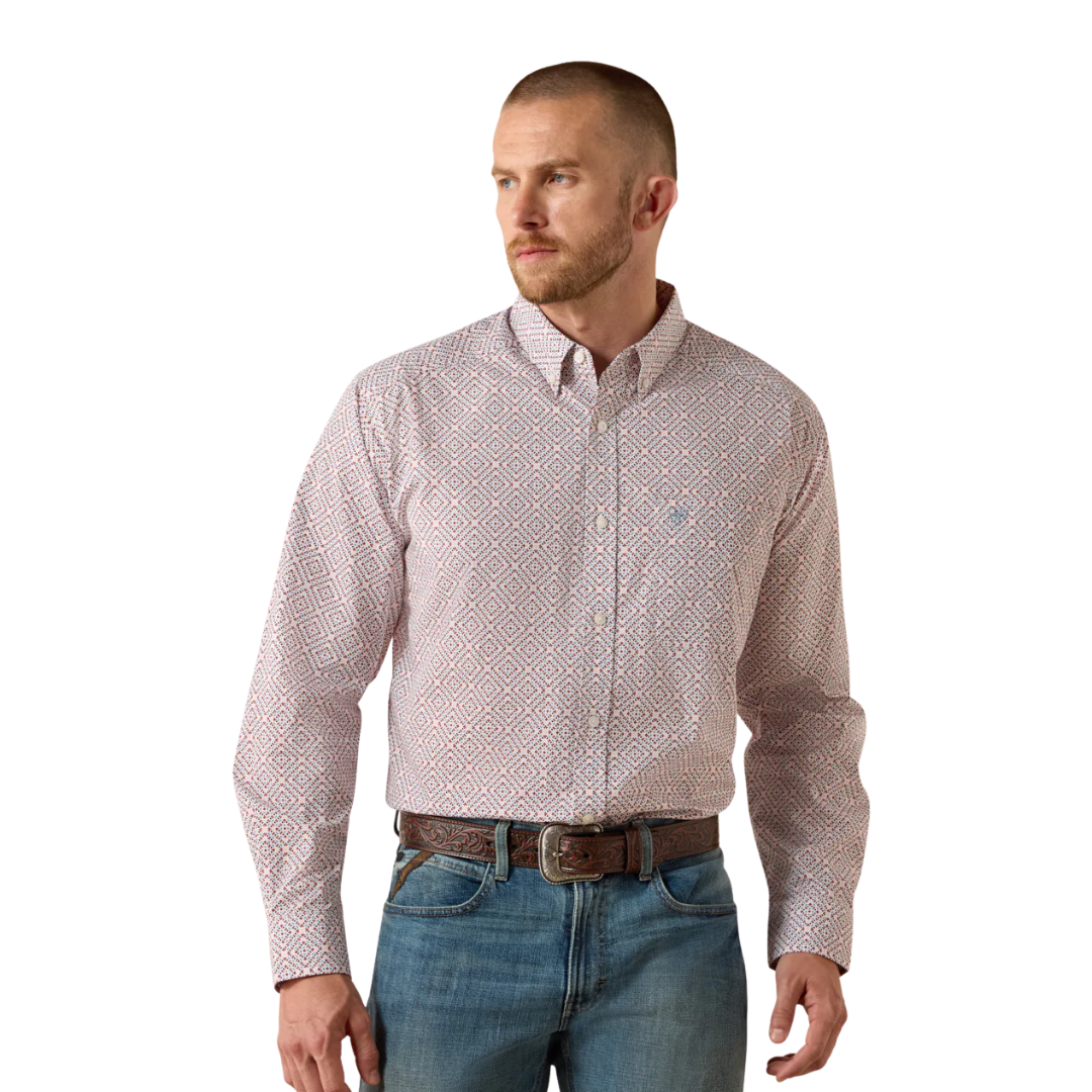 Ariat Men's Geo Print Classic Fit Multicolor Shirt